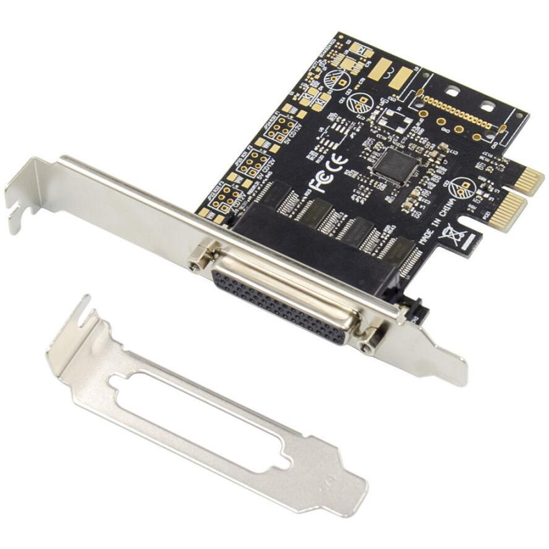 PCI-Expressx1, 4xRS-232  incl. LP plade