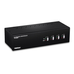 KVM Switch 4-port Dual Monitor DP
