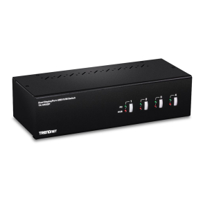 KVM Switch 4-port Dual Monitor DP