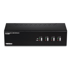 KVM Switch 4-port Dual Monitor DP