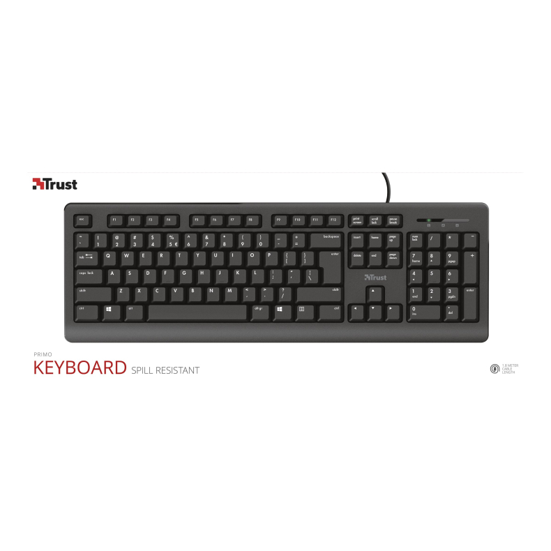 Trust Primo - Tastatur - USB