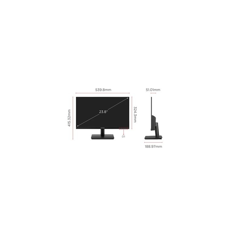 23.8 VA240-H-2  IPS 1920 VGA/HDMI