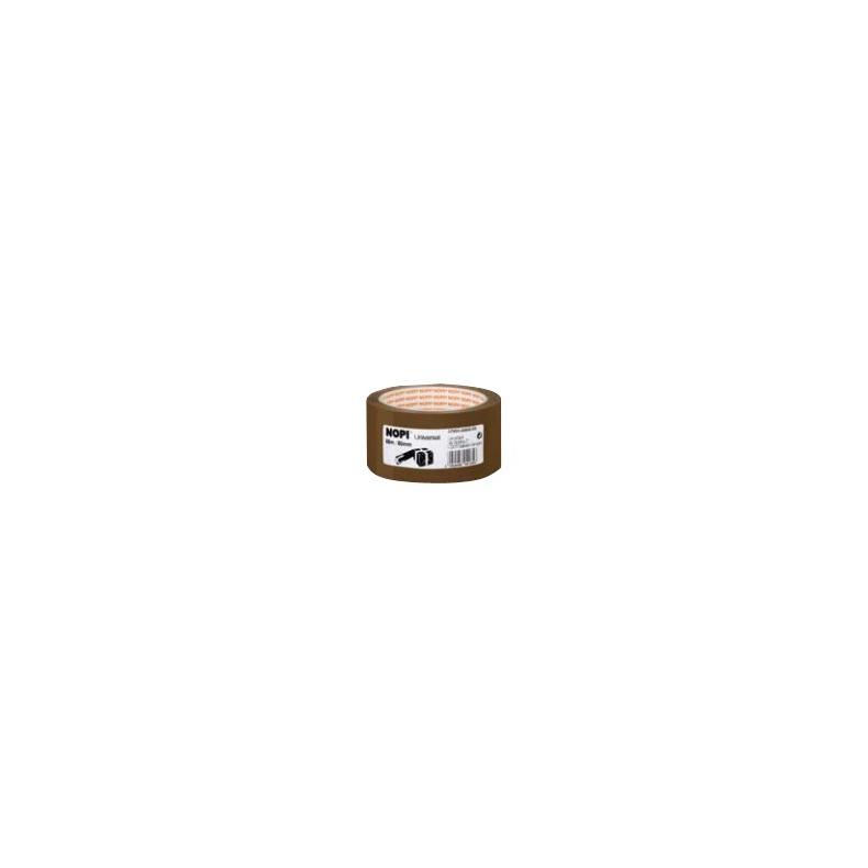 Universal 66m 50mm Pakketape brun 1rl.