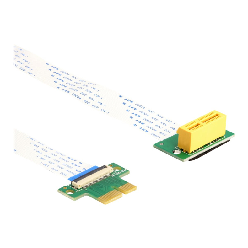 Riser Card PCI E  x1 to x1 slot / 30cm