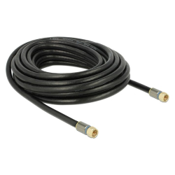 7,5m. Antennekabel  F til F sort