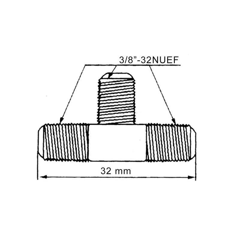 F hun til 2 x F hun - Forgrening