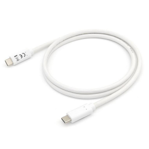 USB 3.2 C Han /Han USB 3.2 C 1m hvid