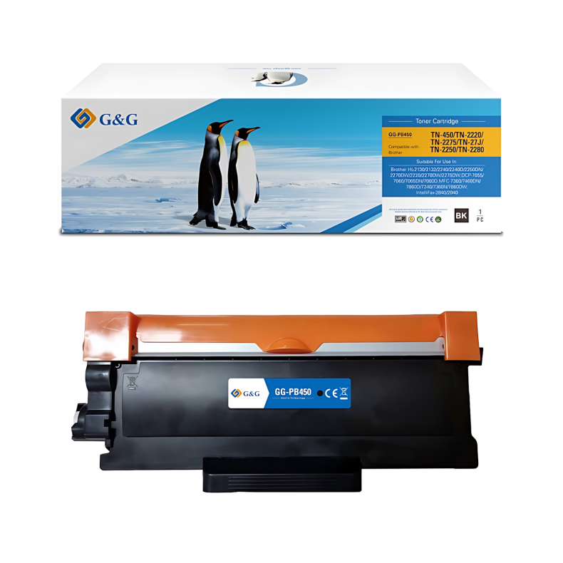 TN-2010/ TN-2220  Komp. Toner sort Peach