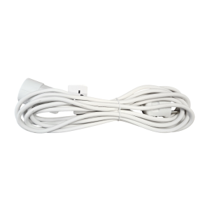 Forl�ngerk. 5 meter Hvid