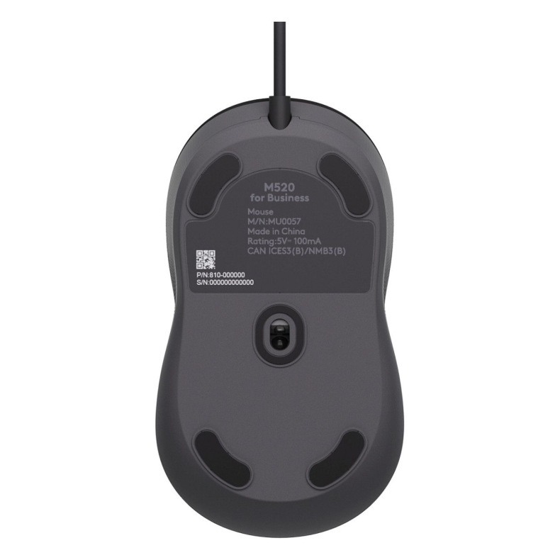 Logitech Mouse M520 USB-C Optisk