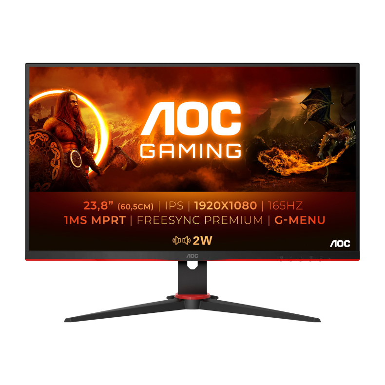 23,8 24G2SPAE/BK 165Hz IPS speak.