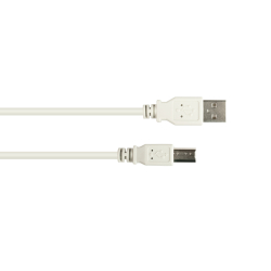 0,5m USB-A til B kabel gr