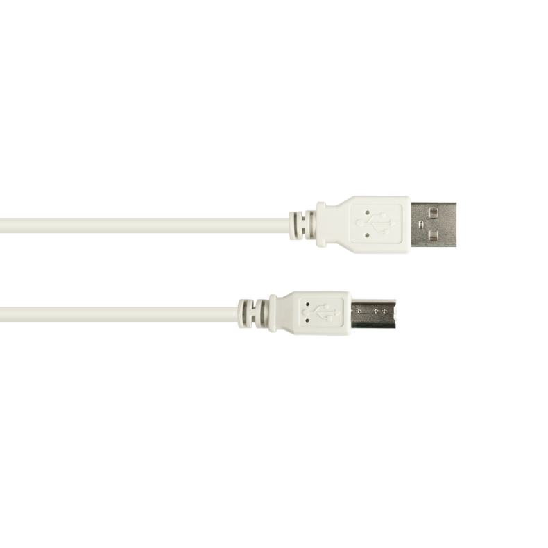 0,5m USB-A til B kabel gr