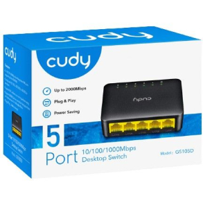 CUDY 5-port Gigabit 10/100/1000 Mbps