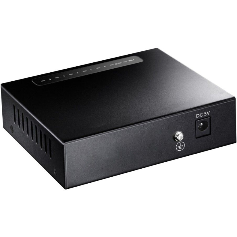 5 ports Gigabit switch m/PSU