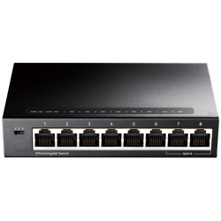 8 ports Gigabit switch metal  m/PSU