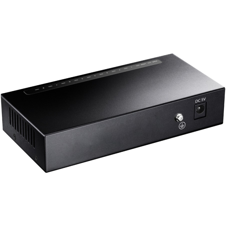 8 ports Gigabit switch metal  m/PSU