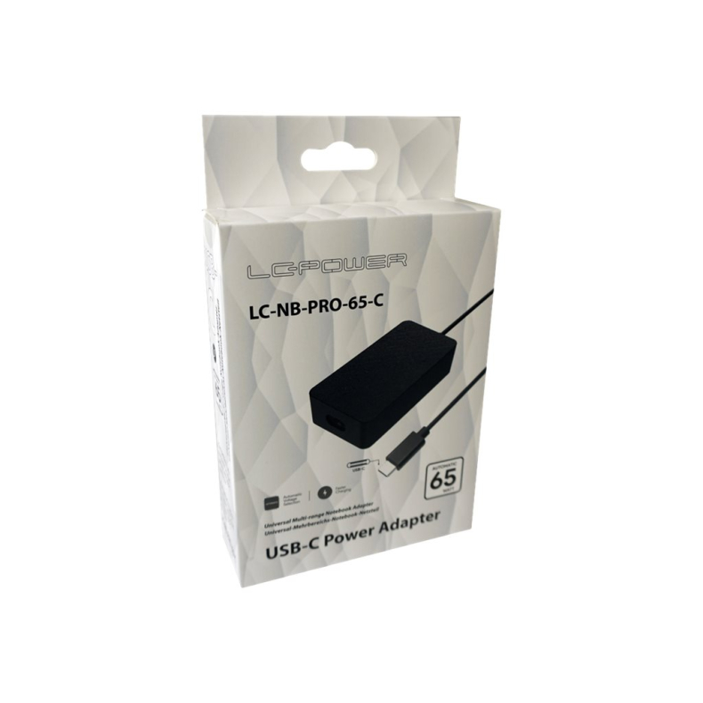 65W USB-C fra 2,4A til 3,25A