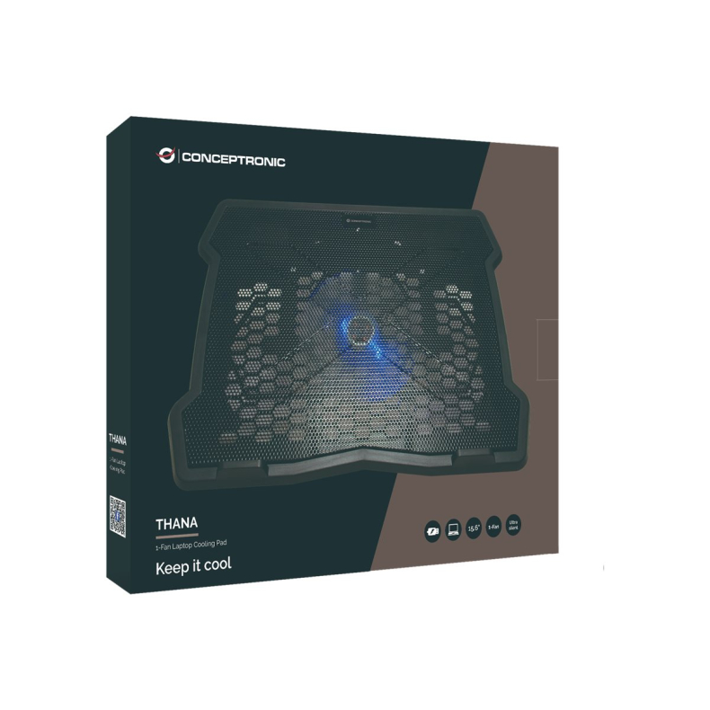 NOTEBOOK Cooler 1 fan op til 15,6