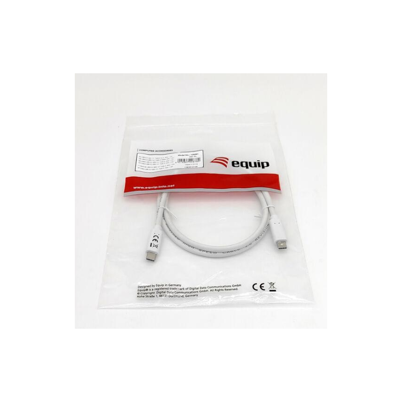 USB 3.2 C Han /Han USB 3.2 C 1m hvid