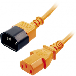 Forl�ngekabel 2 m  IEC Han/Hun orange