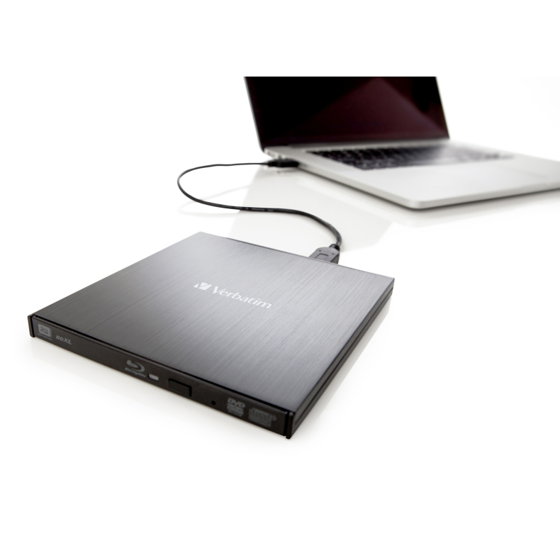 USB- A 3.0 Slimline ekstern Blu-ray drev