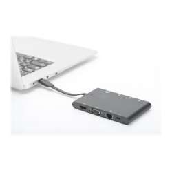 USB3.0 C dock, VGA/ HDMI LAN/ USB