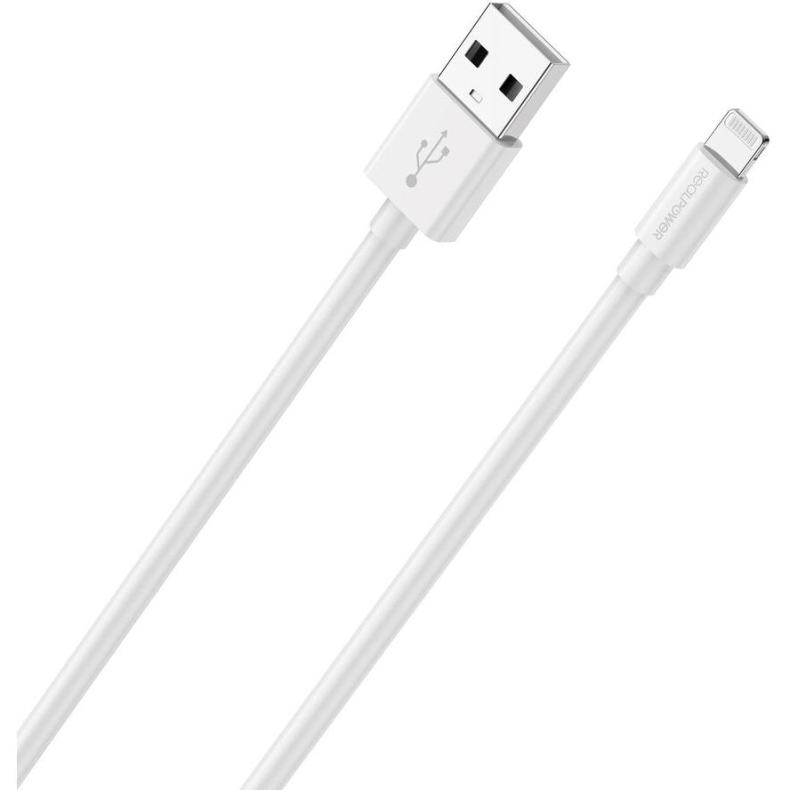 Lightning cable, 2m, MFi Hvid