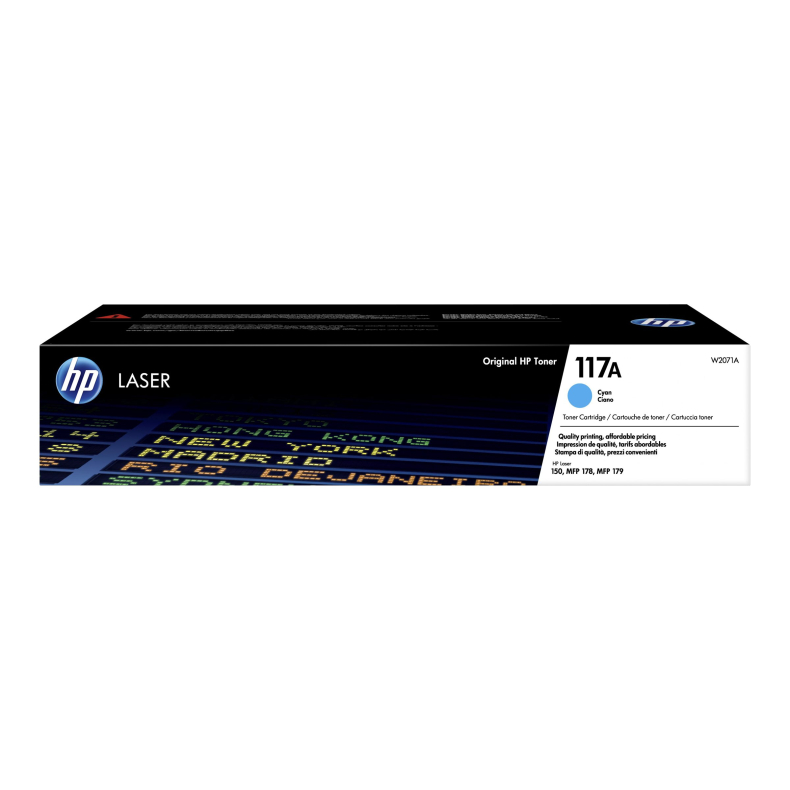 HP 117A Toner Cyan  W2071A