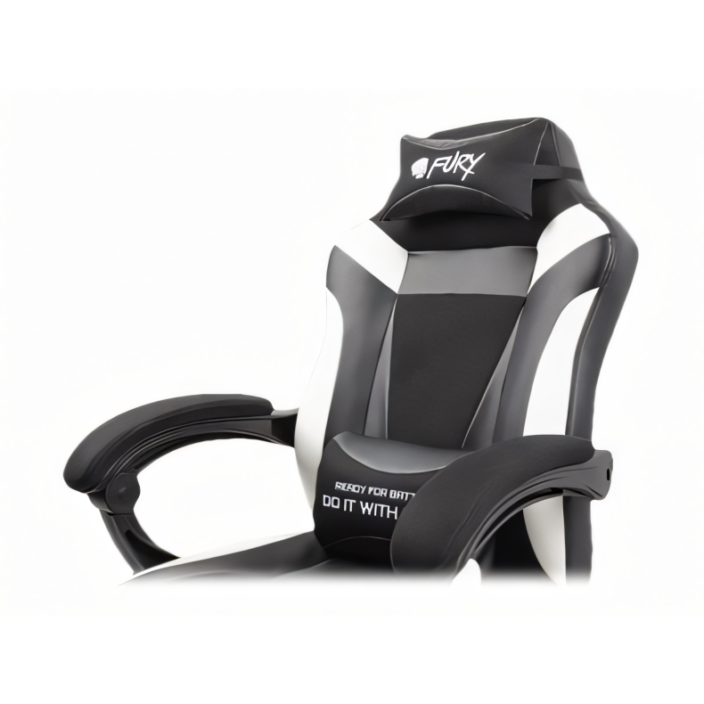 Fury Avenger M Gamer Stol Sort Hvid
