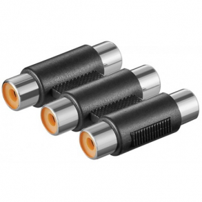 3 x RCA hun til 3 x RCA hun