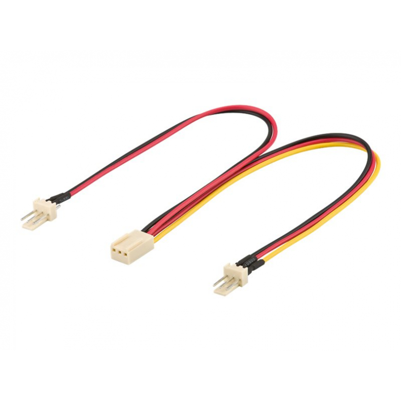 Adapterkabel til 3-pins, Y-kabel 2-1