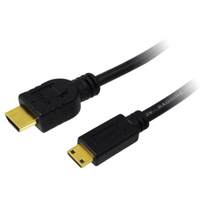 2m HDMI-kabel, Mini HDMI 19-pin han/han