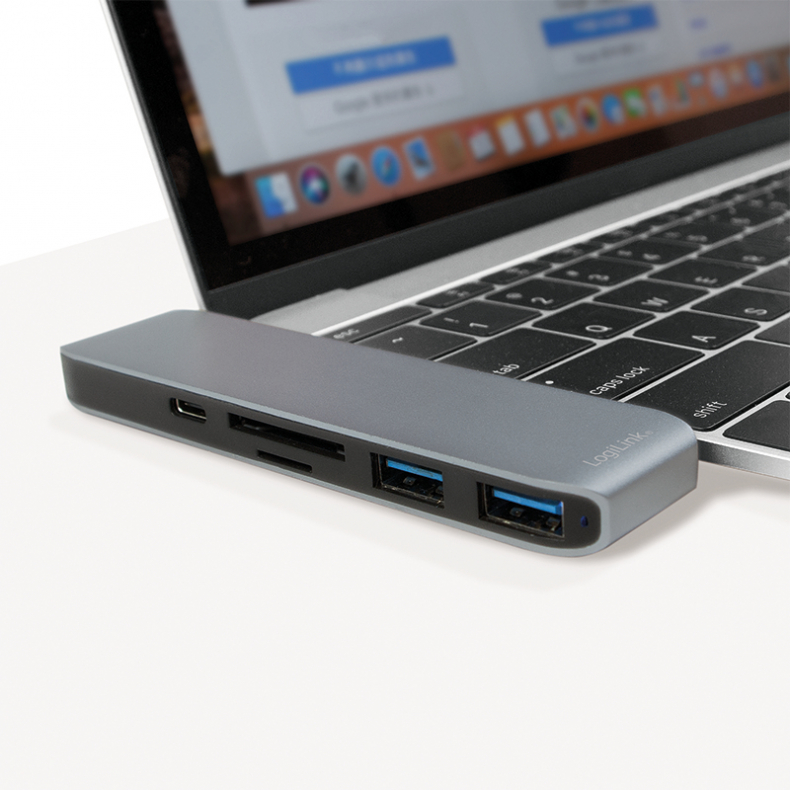 LogiLink USB-C HUB MacBook 2016-17