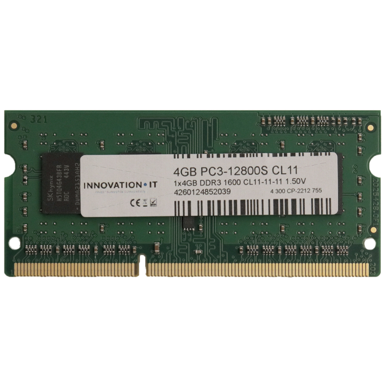 4GB 1600MHz DDR3 CL11