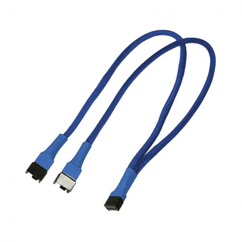 4-pin PWM  Y kabel 30 cm bl