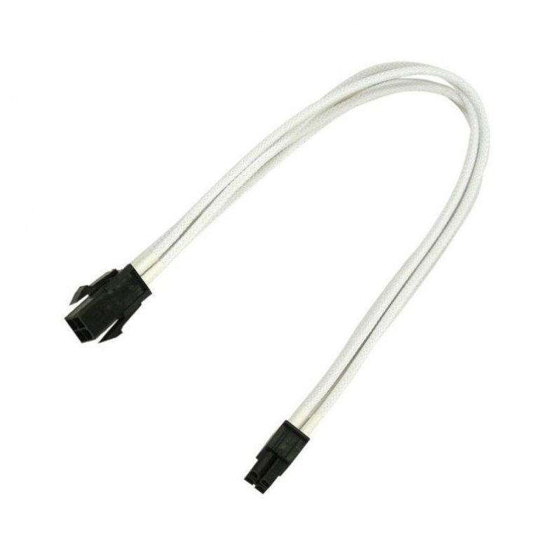 4-Pin EPS extension 30cm hvid