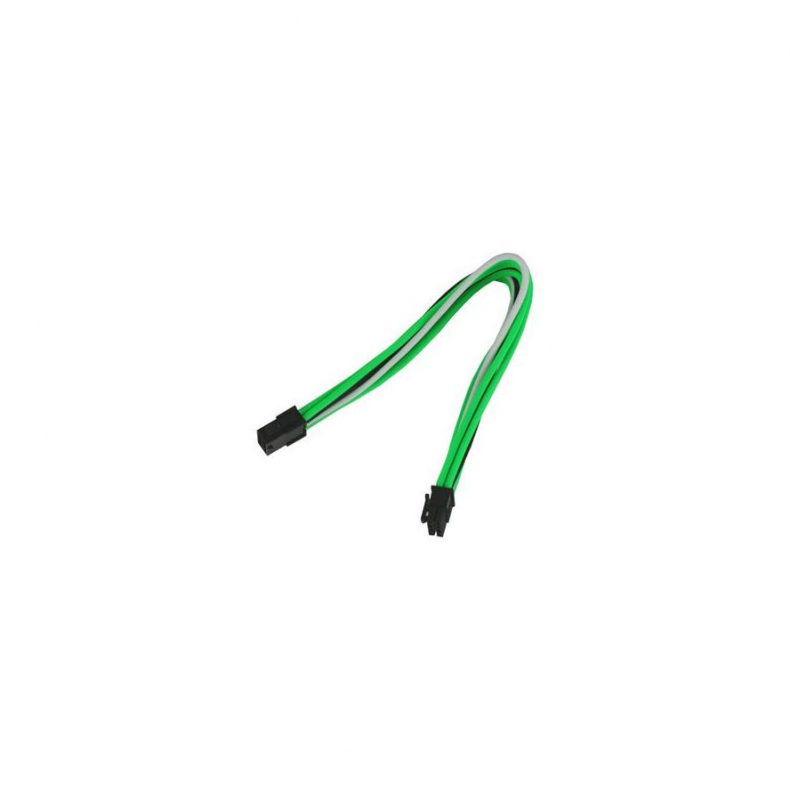 8-pin PCI-E extension 30 cm grn,hvid,s