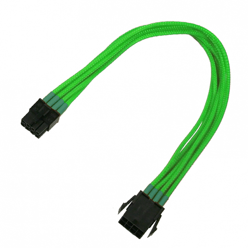 8-pin PCI-E extension 30 cm Neon grn