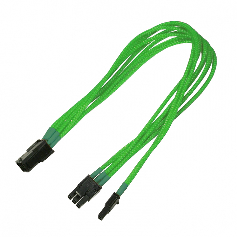 6-pin  - 6+2 PCI-E extension 30 cm neon