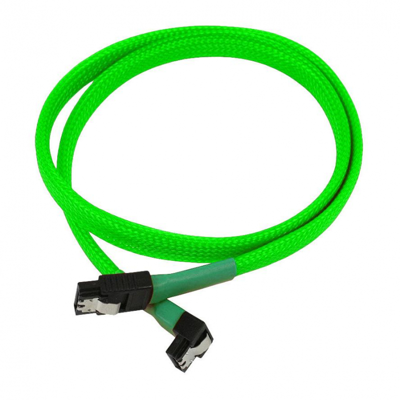 45 cm  Vinkel  SATA III  neon grn