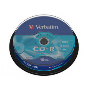 Verbatim CD-R 10stk. Spindel 80min/700mb