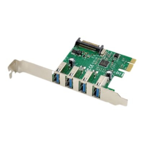 PCI-Express x1 kort, USB 3.0, 2xType A