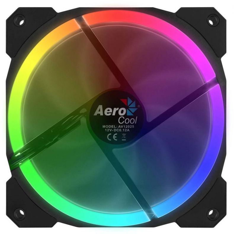 120mm RGB, 12V RGB 4pin til M/B Ikke PWM