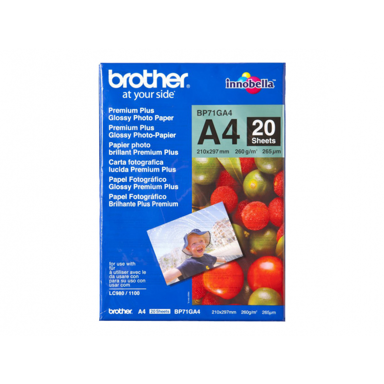 BP71GA4 Fotopapir A4 260g 20 ark