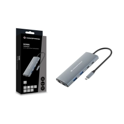 Dock USB-C->HDMI,SD,GbE,USB3.0/2.0,PD