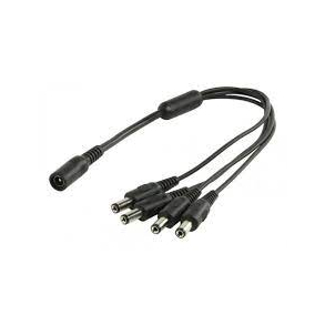 DC splitkabel 1xDC/F til 4xDC/M max 5A