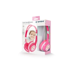 Kids Headset, Pink lydstyrkebegr�nset