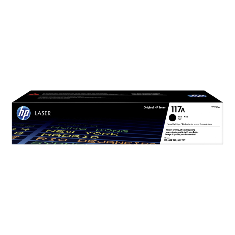 HP 117A Toner Sort W2070A