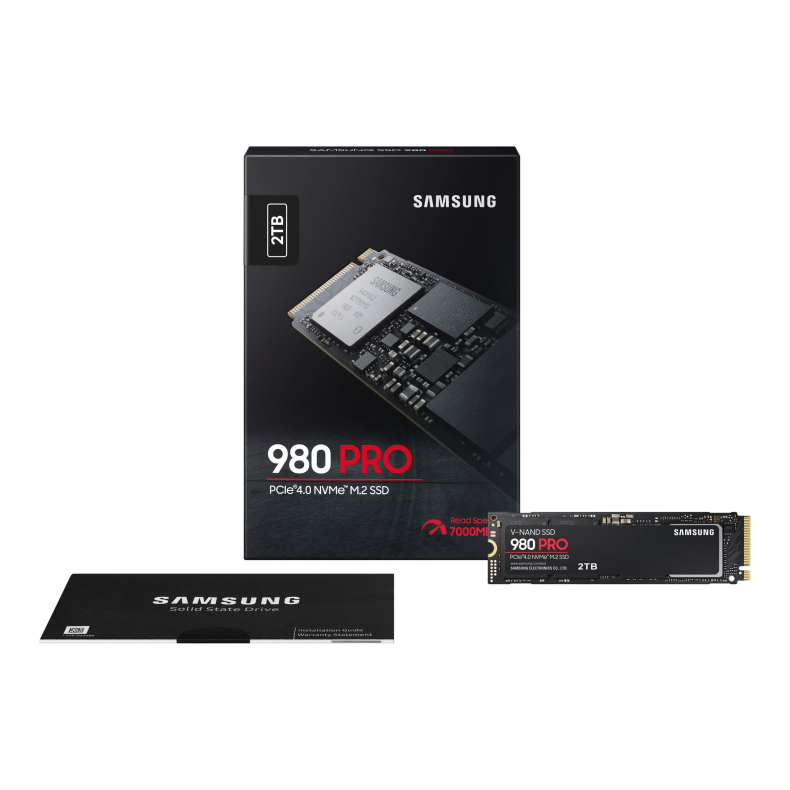 Samsung 2TB 980 Pro M.2 NVMe PCIe 4.0 SSD M.2. Diske BWS Computers ApS